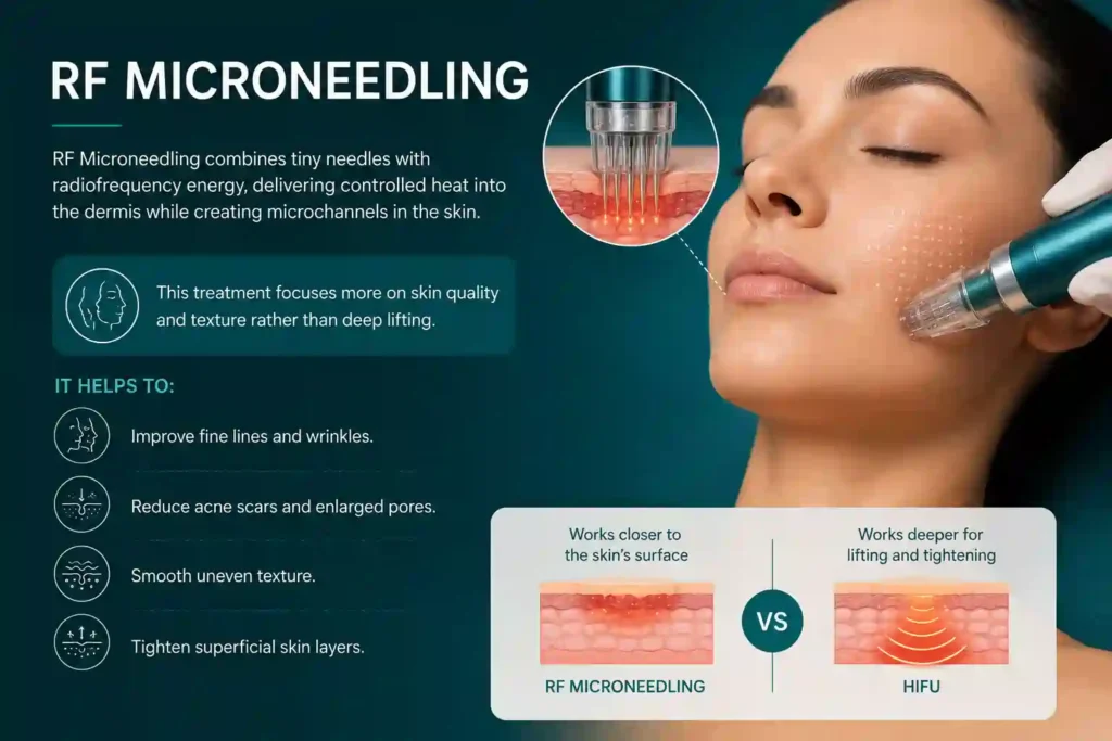 What Does RF Microneedling Do That HIFU Alone Cannot Runnymede
